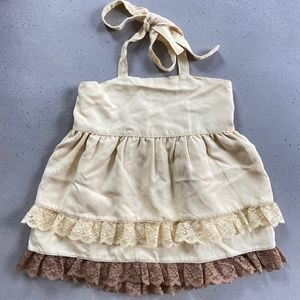 Matilda Jane Antique White Ellie Top Size 2